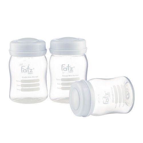 BÌNH TRỮ SỮA 150ML (BỘ 3 BÌNH) FATZ BABY