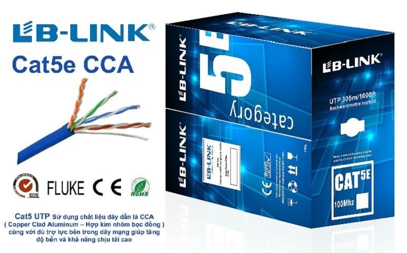 20m Dây cáp mạng cat5e LB-Link bấm sẵn 2 đầu  (Xanh)