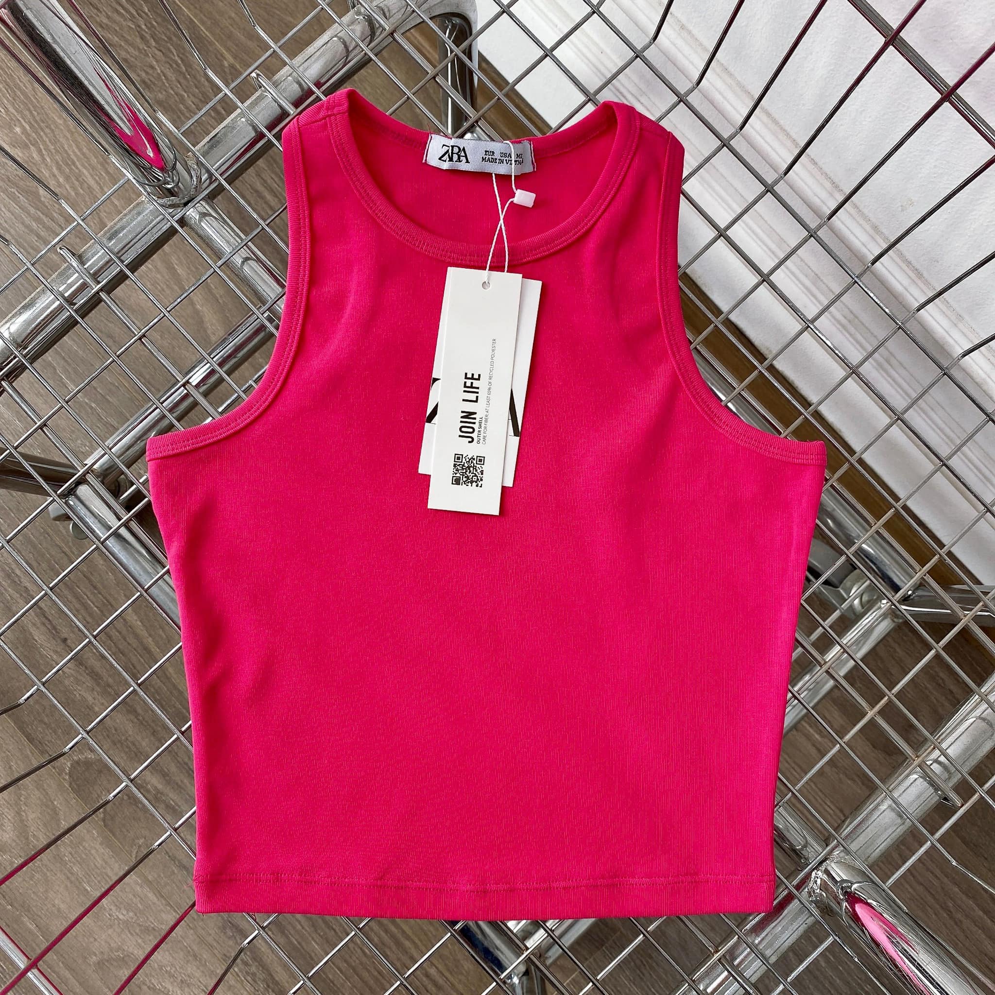 Áo ba lỗ nữ sát nách chất cotton borip