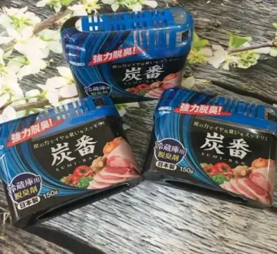 [Sale] Combo 2 Hộp khử mùi than hoạt tính tủ Lạnh Kokubo Sumi - Ban ( Mẫu mới - Nội địa Nhật - Japan )