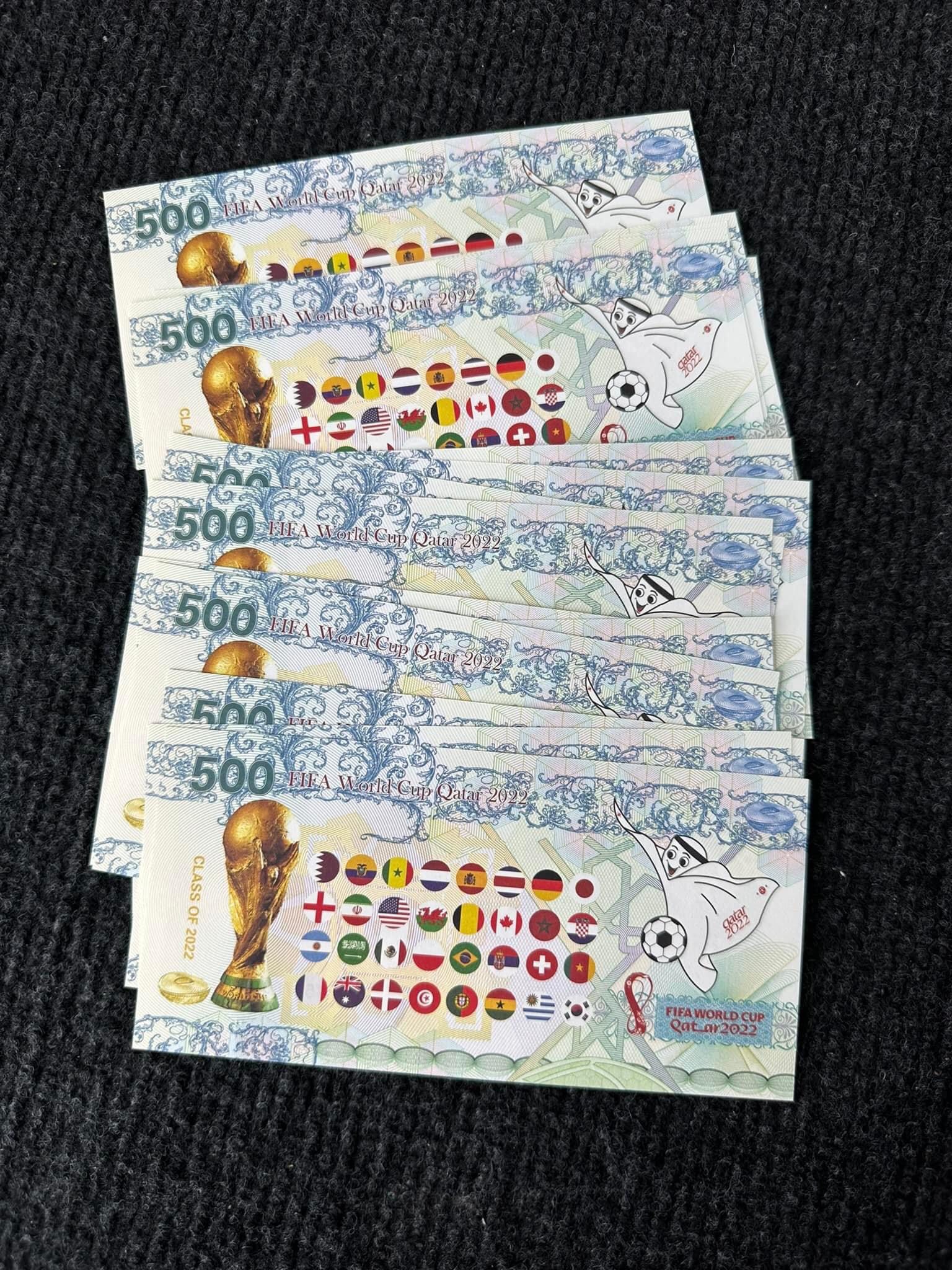 Tờ Kỷ Niệm Ronaldo WC 2022 đẹp , độc ,lạ