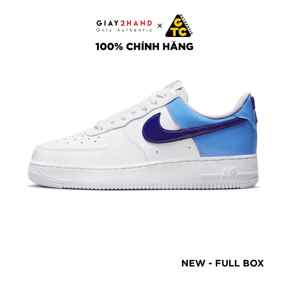 New Nike Air Force 1 Low PATENT BLUE DJ9942-400 GIÀY MỚI CHÍNH HÃNG 100%
