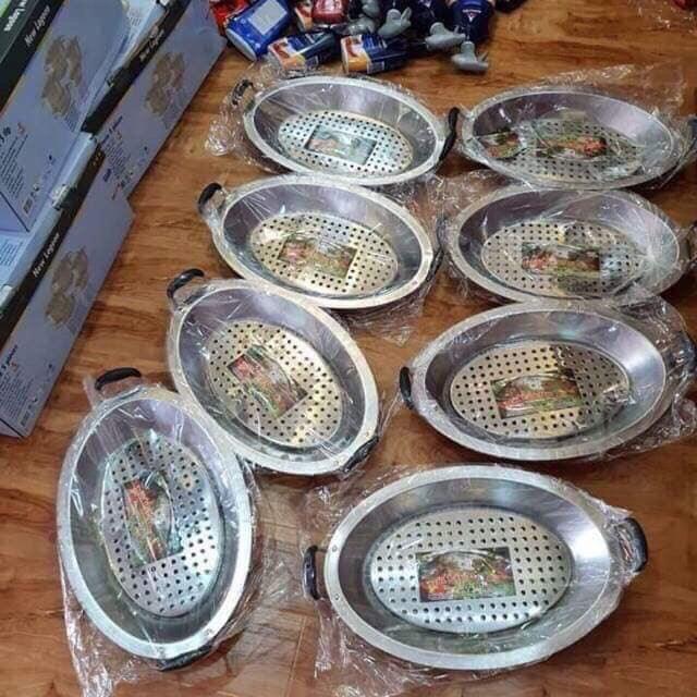 Khay Lẩu Cá Chép Om Dưa Bằng Inox (109A129)