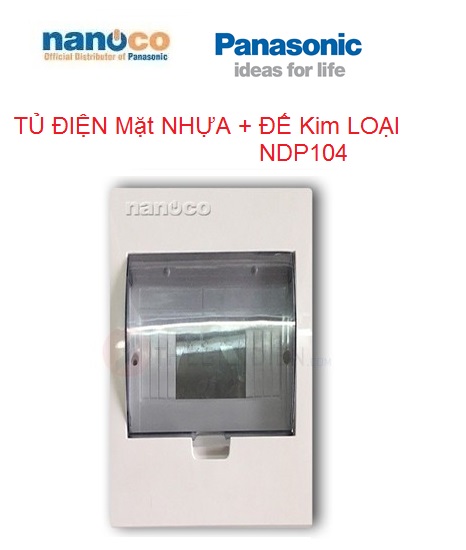 NANOCO / Tủ điện 2 – 4 đường Panasonic – NDP104P / NDP104