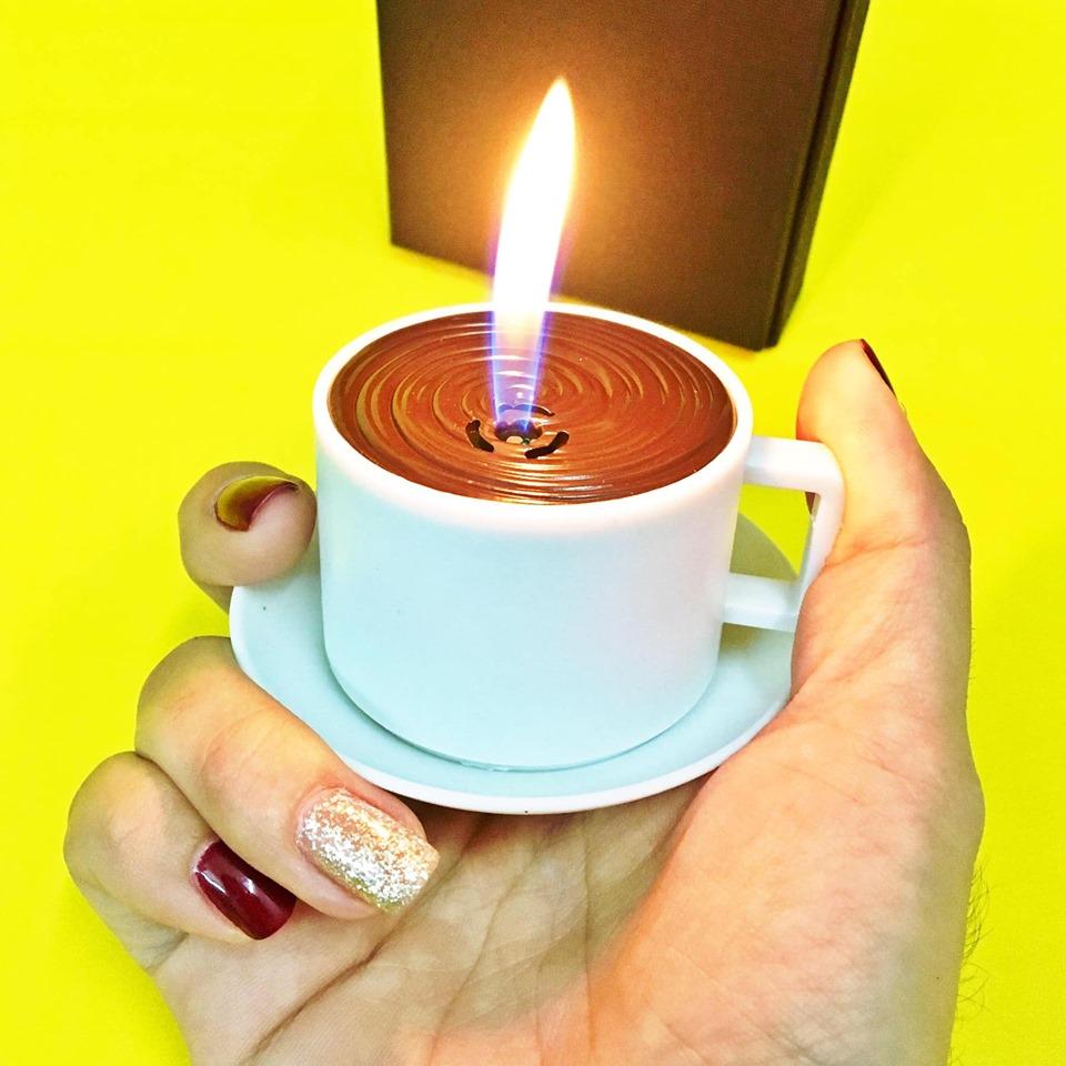 [HCM]BẬT LỬA HÌNH LY CÀ PHÊ (COFFEE) - (XÀI GAS)
