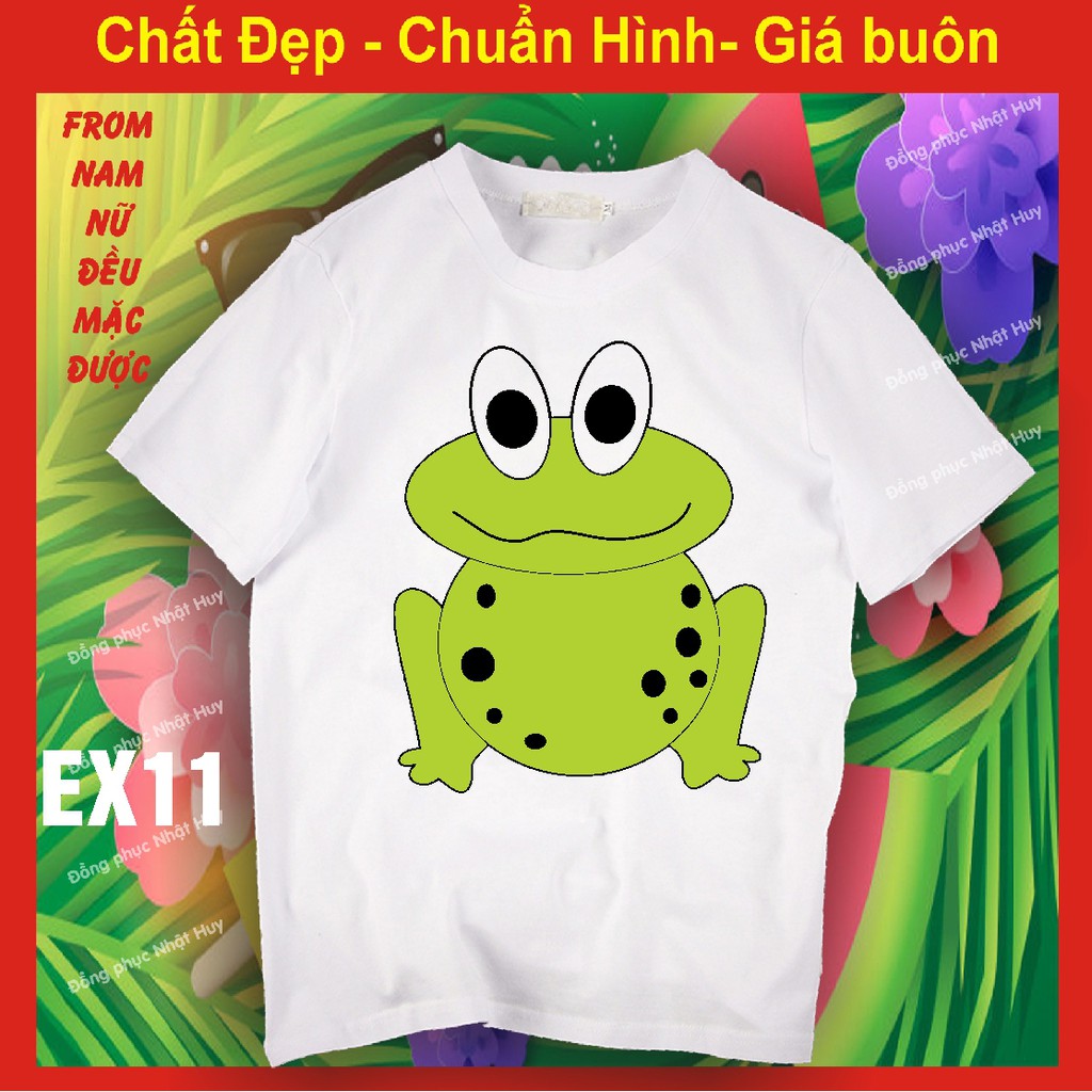 Áo thun ếch xanh ngộ nghĩnh 11,chất đẹp. bao đổi trả