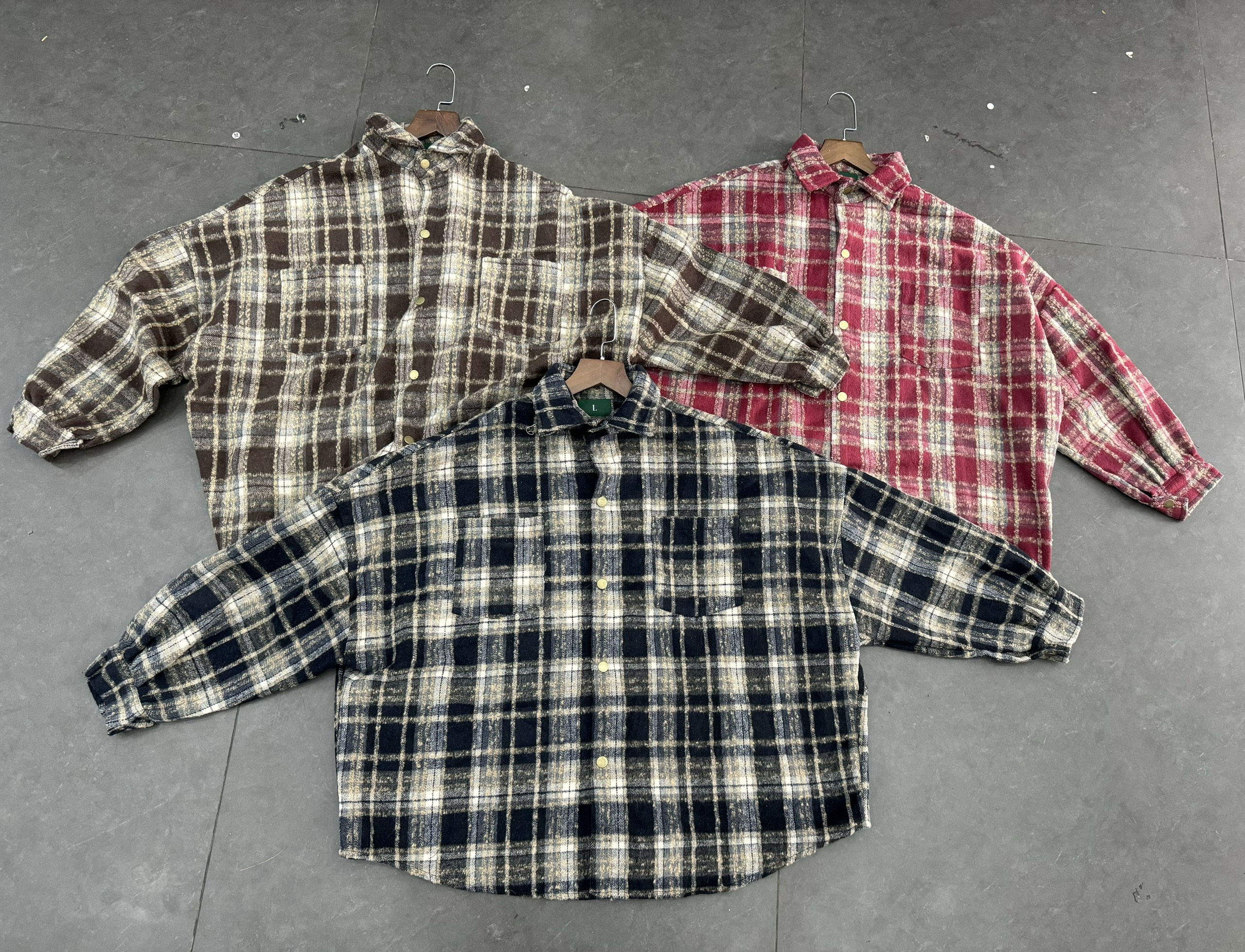 [15% Refund] 4-Color Striped Flannel Plaid Shirt