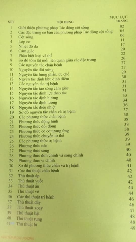 Sách Phương Pháp Tác Động Cột Sống Trị Bệnh