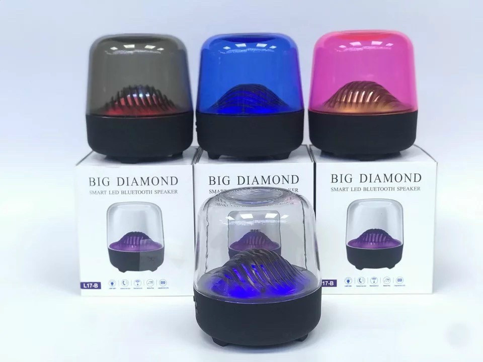 Loa Bluetooth mini Trên Dưới Trong Suốt Yayusi C7 âm thành vòm 6D âm bass trầm led RGB + Bảo hành 6 tháng lỗi 1 đổi 1