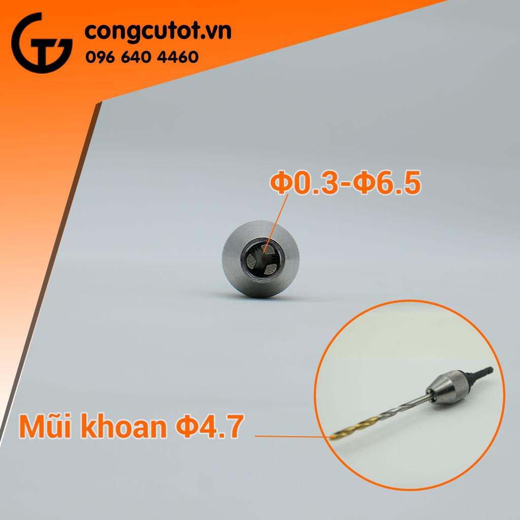 Đầu kẹp mũi khoan 3 chấu
