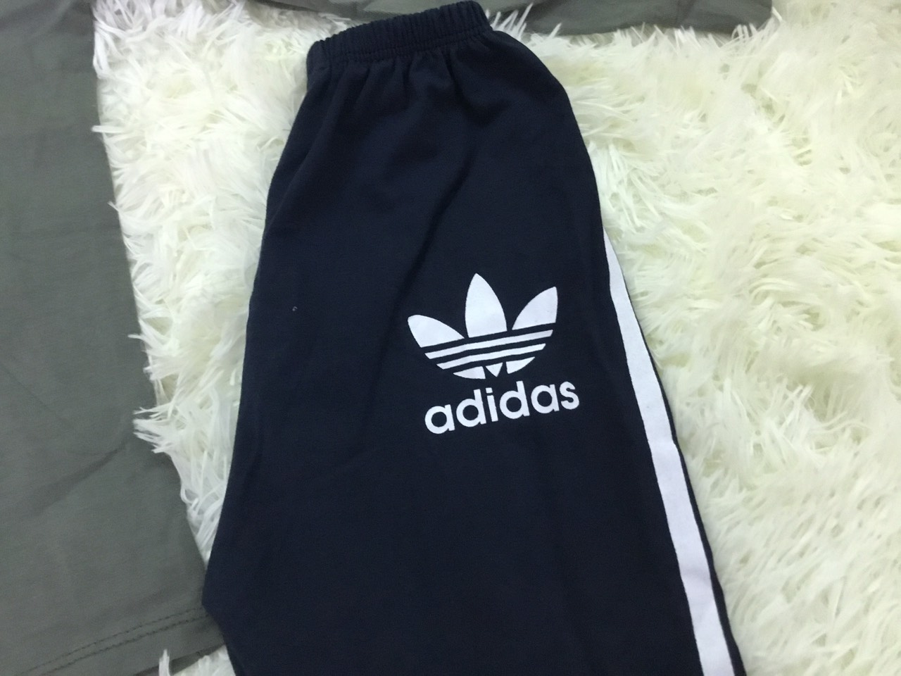 Đồ bộ thun coton Adidas dài bé trai và bé gái (10-20kg)