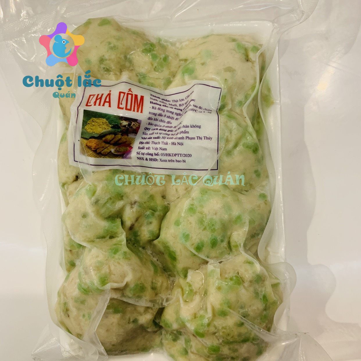 HCM Đặc sản Chả cốm Hà Nội 500gr