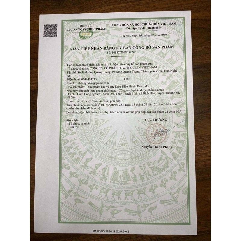 Viên Đặt Thảo Mộc Briar PK - Chính Hãng