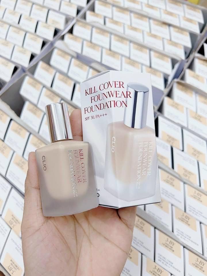 Kem nền che khuyết điểm clio kill cover founwear foundation spf30 pa+++