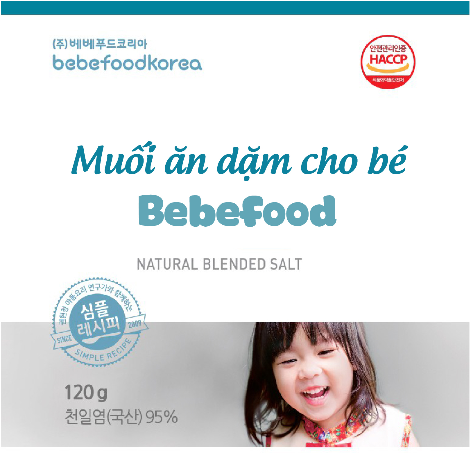 [HCM]Muối ăn dặm cho bé Bebefood Hàn Quốc