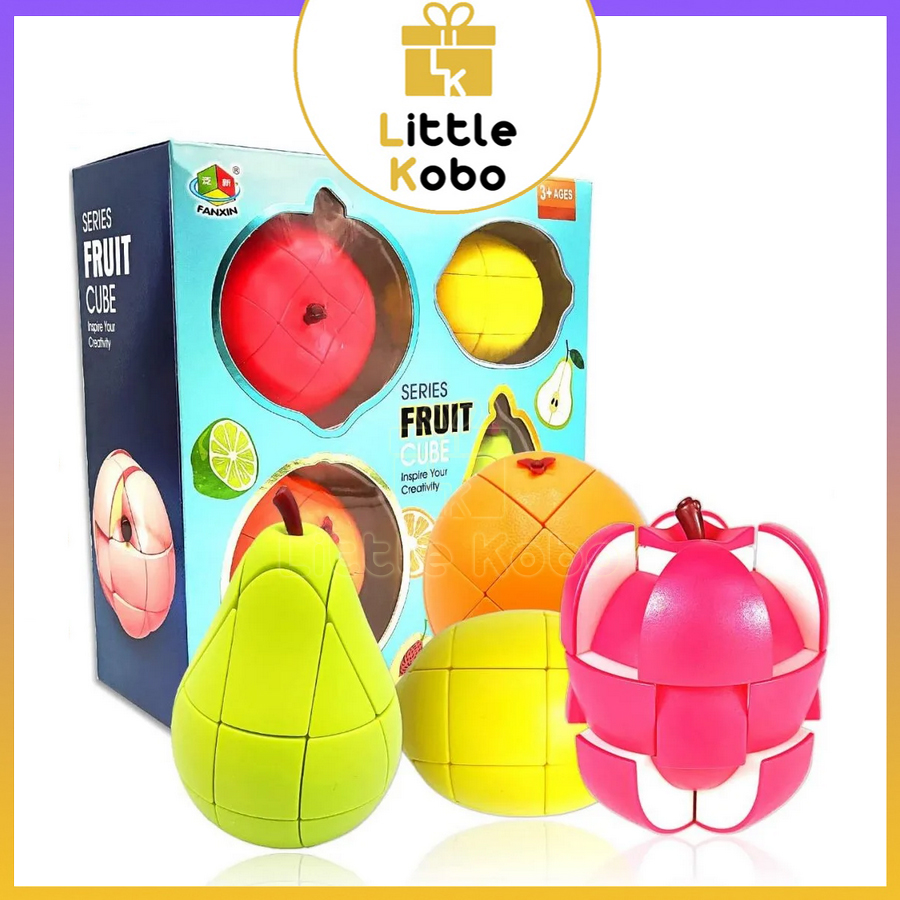 Bộ Sưu Tập Rubik Trái Cây FanXin Fruit Cube 3x3 Rubic Biến Thể Hoa Quả Các Loại Chanh Chuối Cam Đồ Chơi Trí Tuệ Trẻ Em
