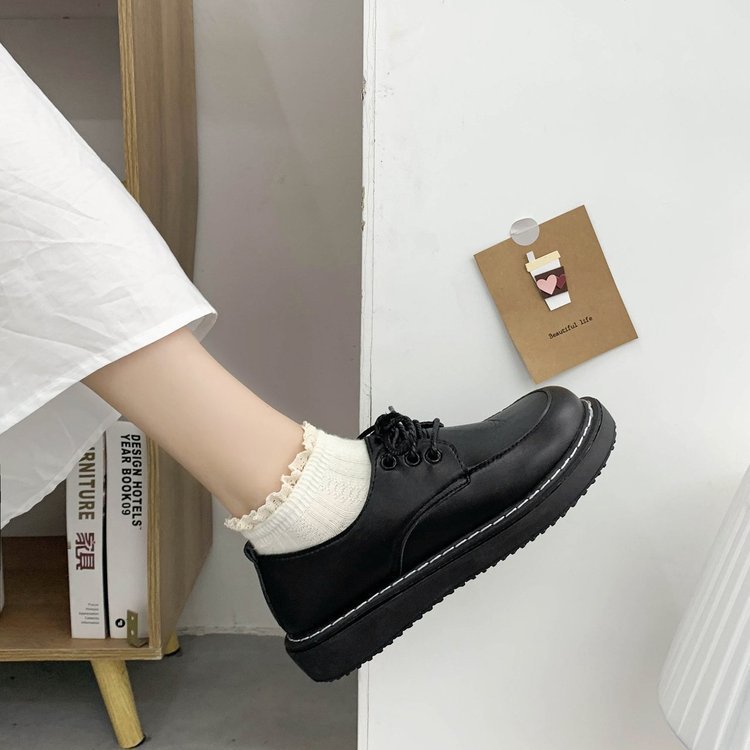 giày uzzang oxford doctor nữ siêu xinh