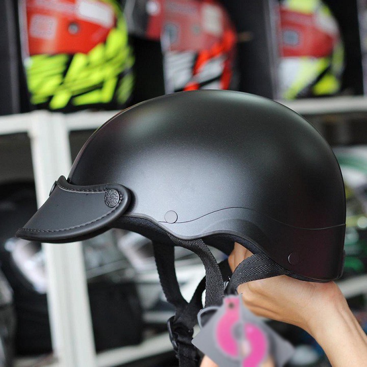 Mũ Bảo Hiểm 1/2 SRT helmets - Kiểu Sơn 2 Sọc