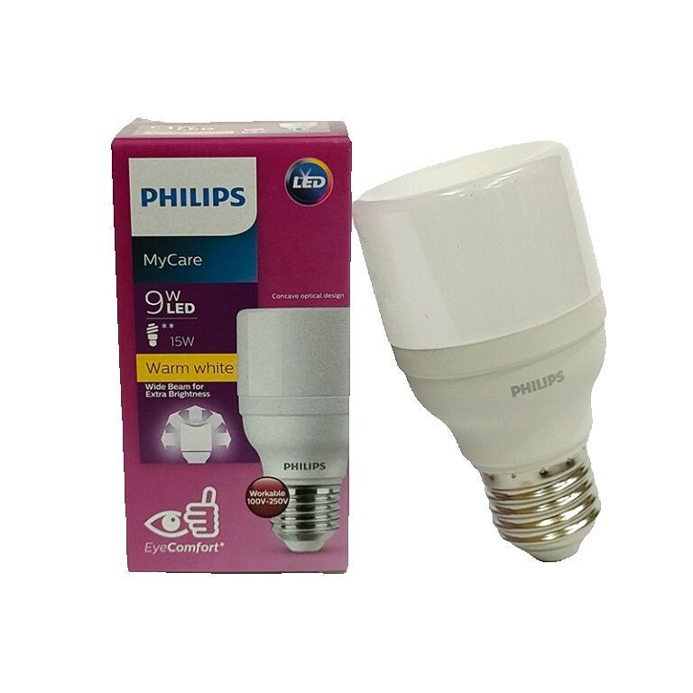 Bóng đèn Philips LEDBright 9W E27 ánh sáng Trắng (6500K) – Vàng ấm (3000K) 230V