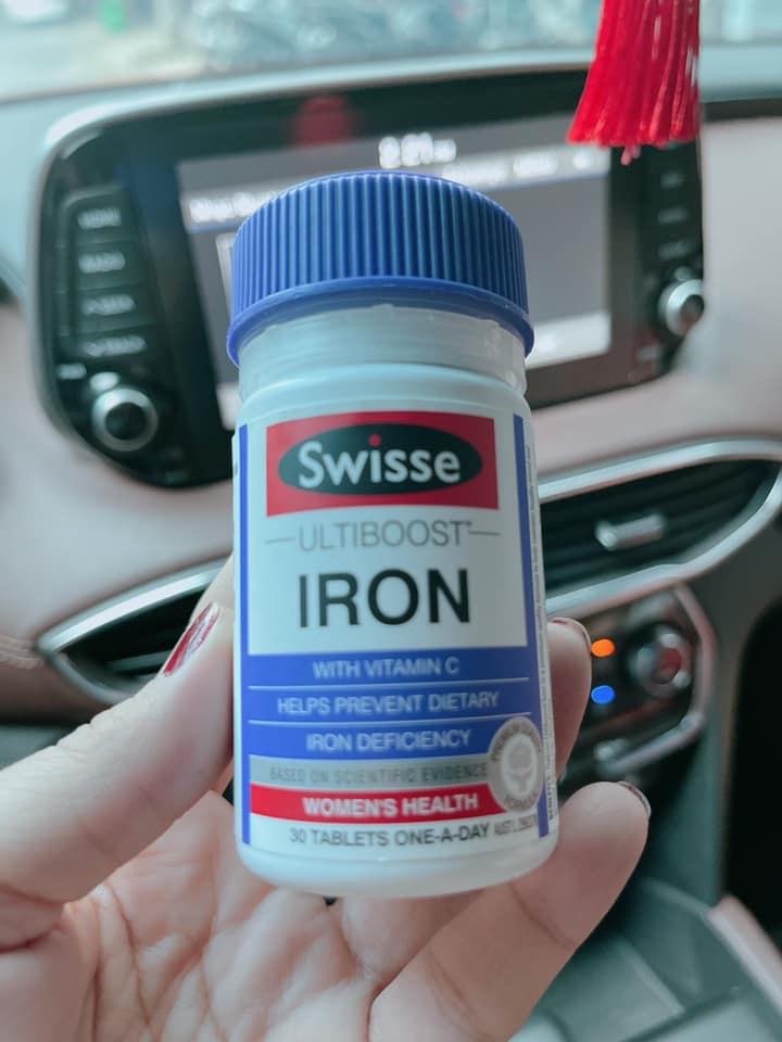 Swisse Iron 30 tables - sắt swisse
