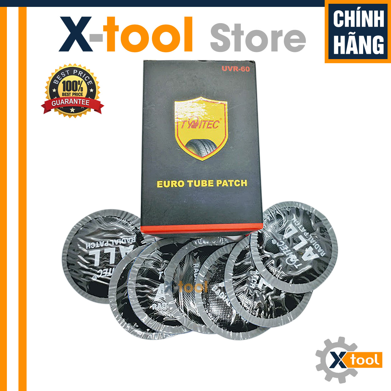Miếng vá săm, vá lốp đa năng kích thước 60mm - uvr-60