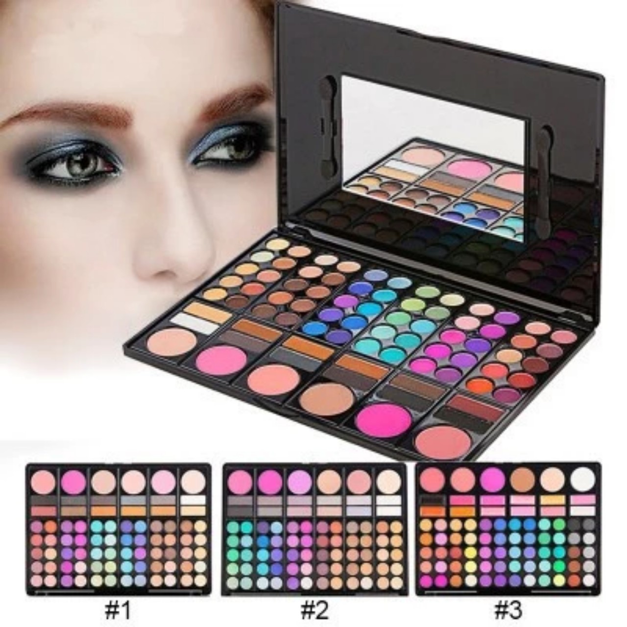 Bảng Phấn Trang Điểm 78 ô Mac (phấn mắt má hồng tạo khối son)