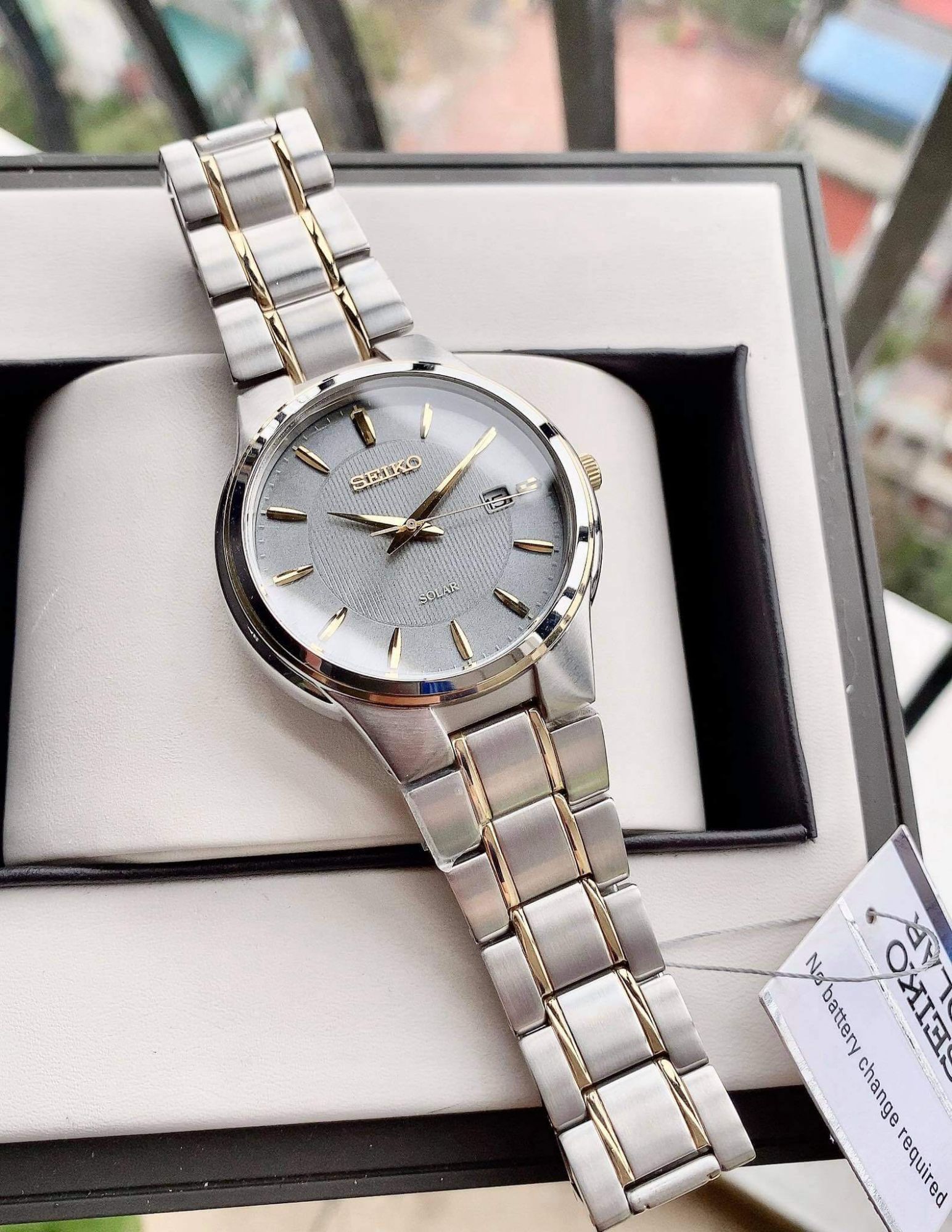 Đồng hồ Seiko Nam SNE404 Solar