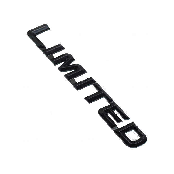 Decal Chữ kim loại Limited dán xe ô tô