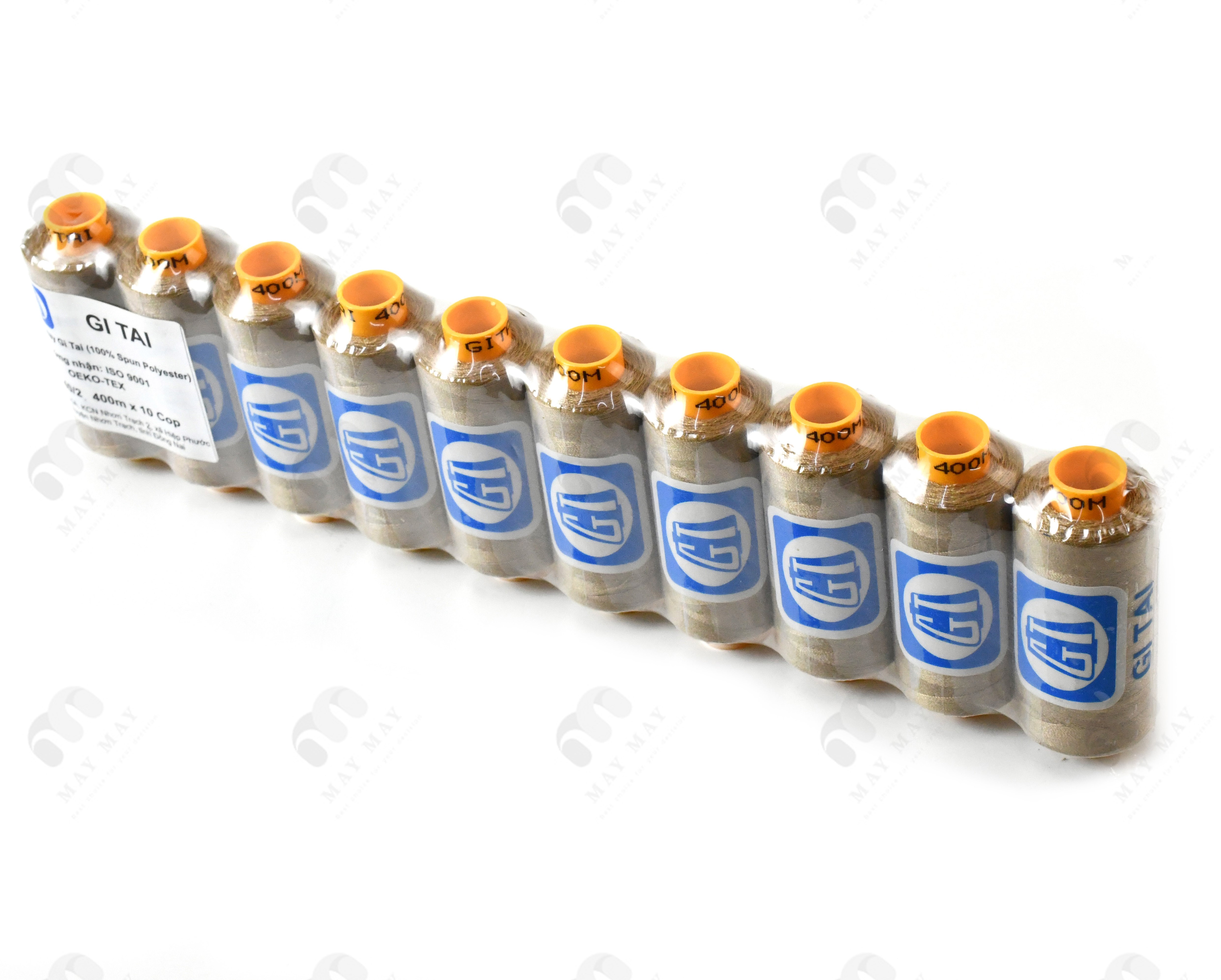 Chỉ may mặc nhiều màu CHỈ GITAI cuộn nhỏ 400m combo 1 vĩ 10 cuộn