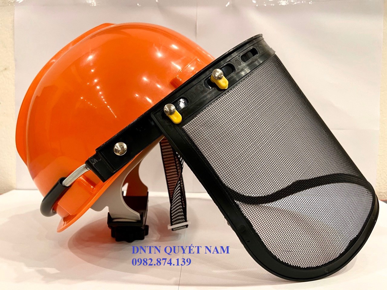 Mũ Bảo Hộ Mặt lưới Cắt Cỏ-  Gọng Nhôm-