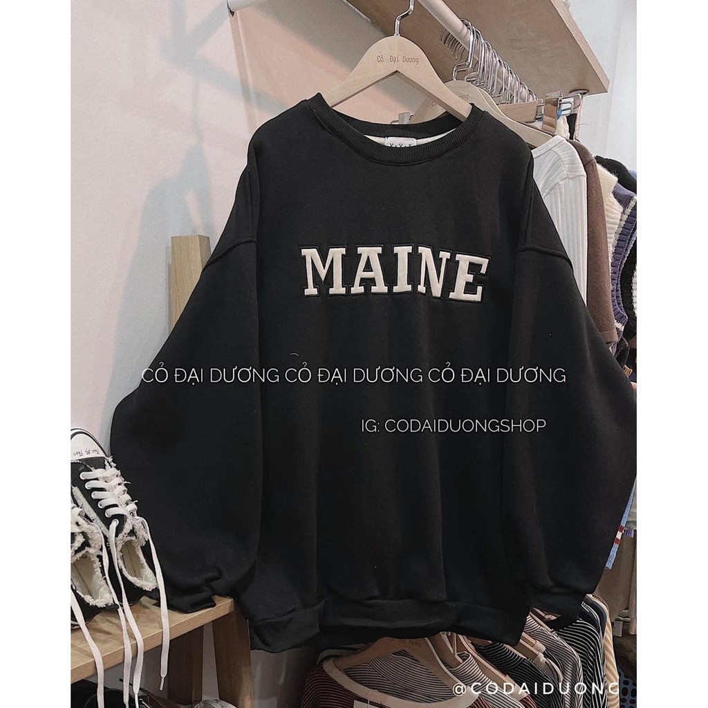 Áo Nỉ Hoodie MAINE , Áo Sweater Nỉ Chui Đầu Style Ulzzang Basic Hàn Quốc HOT TREND TTSPA0007