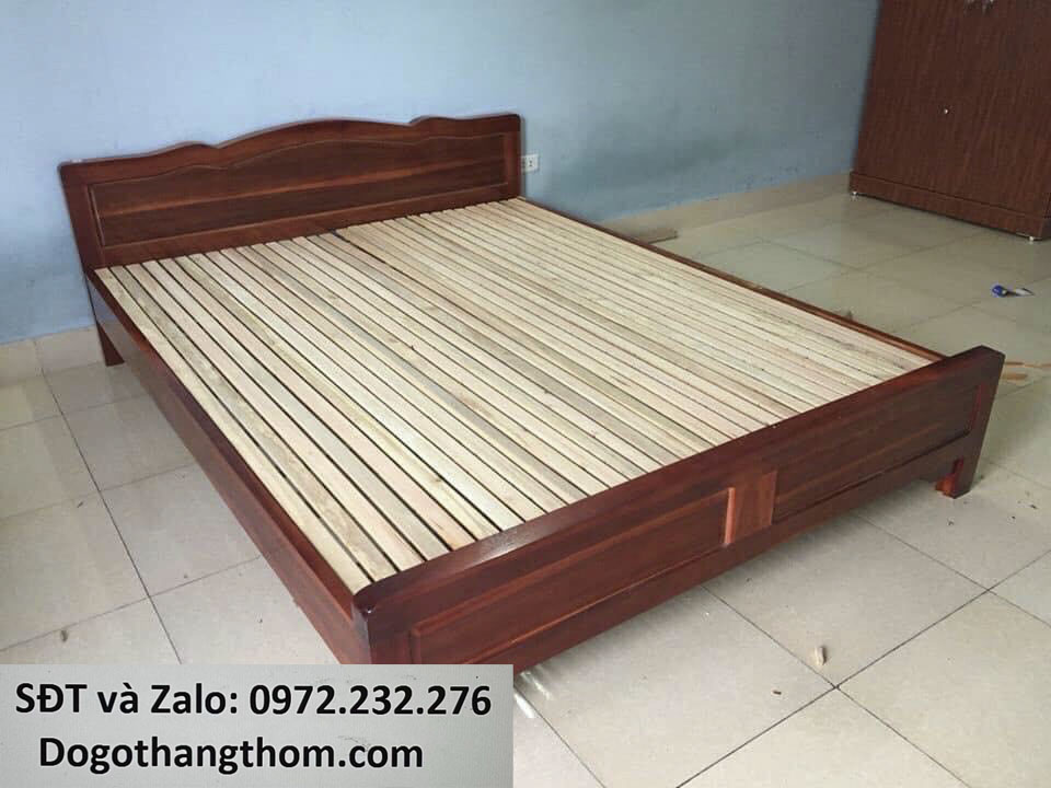 Giường ngủ gỗ tự nhiên 100%