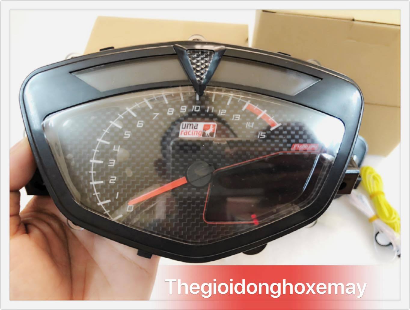 Đồng hồ xe máy điện tử Uma exciter 2010, sirius