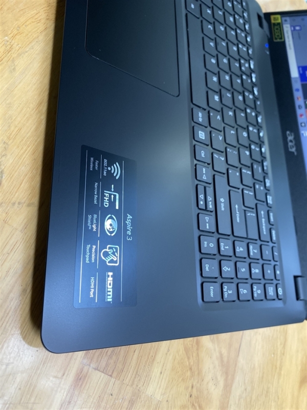Laptop Acer A315-54k, i3 – 8130u, 4G, 256G, 15,6in FHD, giá rẻ DÒNG ĐỜI MỚI