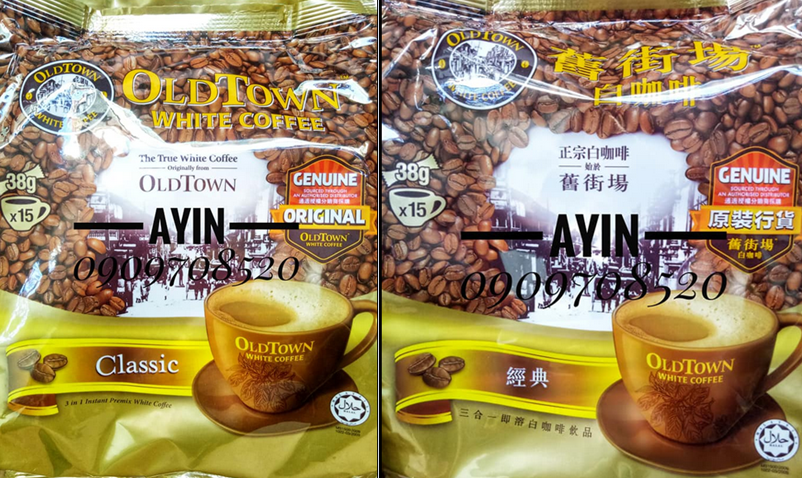 ( Bao Bì Mới ) Cà phê trắng Classic OldTown White Coffee Malaysia