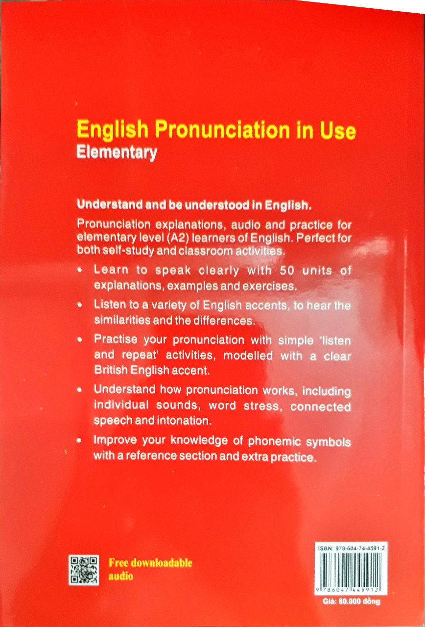 [HCM]Sách - Luyện kỹ năng phát âm tiếng Anh (English Pronunciation In Use) - Elementary