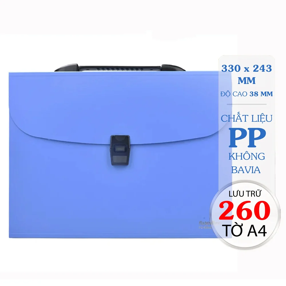 Cặp đựng hồ sơ 12 ngăn flexoffice fo-eb02 - cặp tài liệu 12 ngăn siêu bền thiên long flexoffice