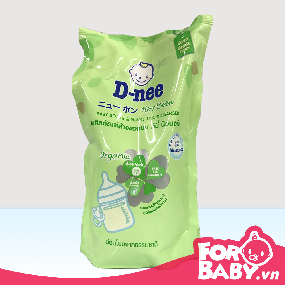 NƯỚC RỬA BÌNH SỮA DNEE ORGANIC 600ML ( loại túi)