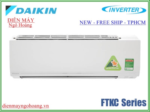 Máy lạnh, điều hòa Daikin Inverter (1.0 Hp) 8.500 BTU FTKC25UAVMV Lọc bụi, kháng khuẩn, khử mùi, tiết kiệm điện