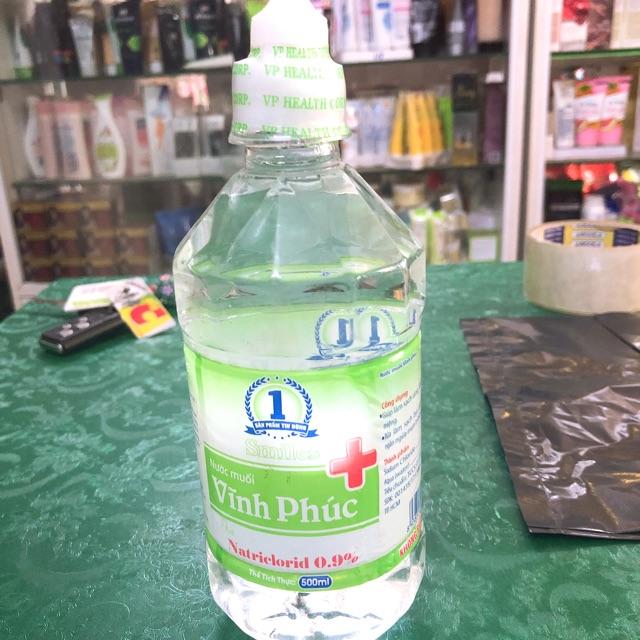 Nước muối sinh lý Vĩnh Phúc 500ml