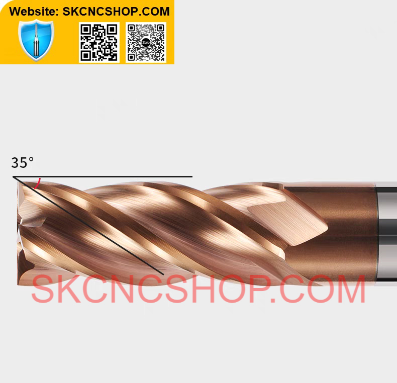 Mũi dao phay Kim loại 4 ME - ENDMILL - HRC55 - SK CNC SHOP