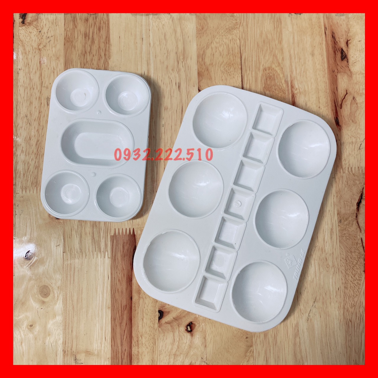 Khay pha màu nước lớn - nhỏ