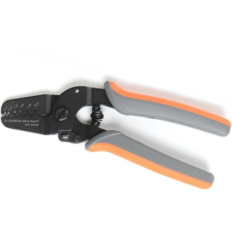 IWS-2820M Crimping Tools for JAM Molex Tyco Terminal and Connector Multi-Function Wire Stripper Cable Cutter Plier