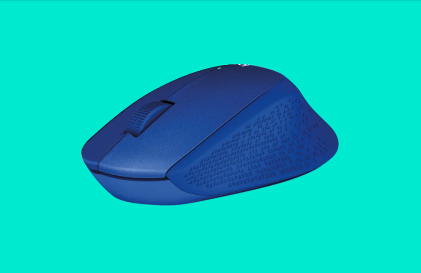 Chuột không dây Logitech M331 (Xanh)
