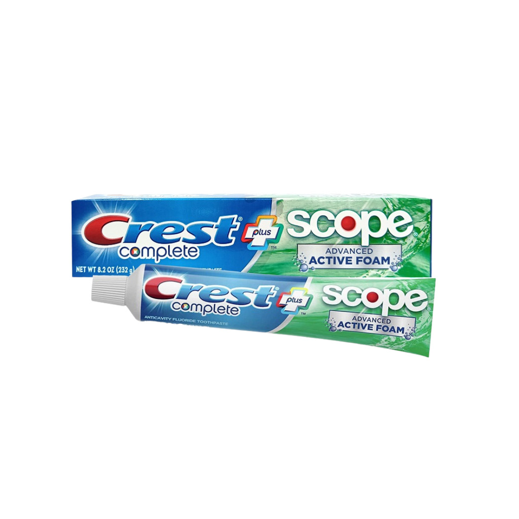 [LẺ 1 TUÝP] Kem Đánh Răng CREST SCOPE ADVANCED FRESHNESS 232g - Hàng Mỹ