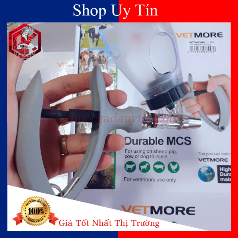 Xy Lanh Tự Động VetMore Nhập Khẩu Từ Đức- Ống Chích Gắn Chai Tiêm Gia Cầm-Ống Chích Tự Động Tiêm Cho Gà Đá 0-2ml
