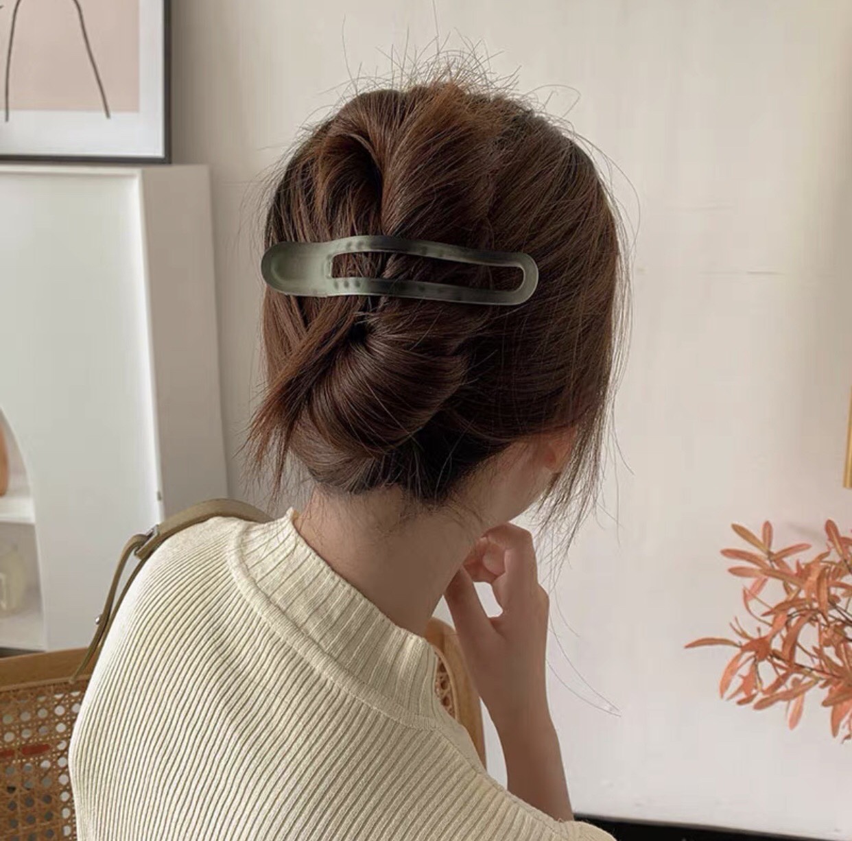 Kẹp Tóc Mỏ Vịt Cỡ Lớn Phong Cách Hàn Quốc - phukienteen