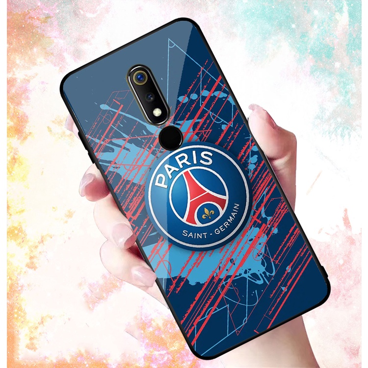 Ốp Lưng NOKIA 6.1 PLUS mặt kính cường lực cao cấp In hình Câu Lạc Bộ Bóng Đá