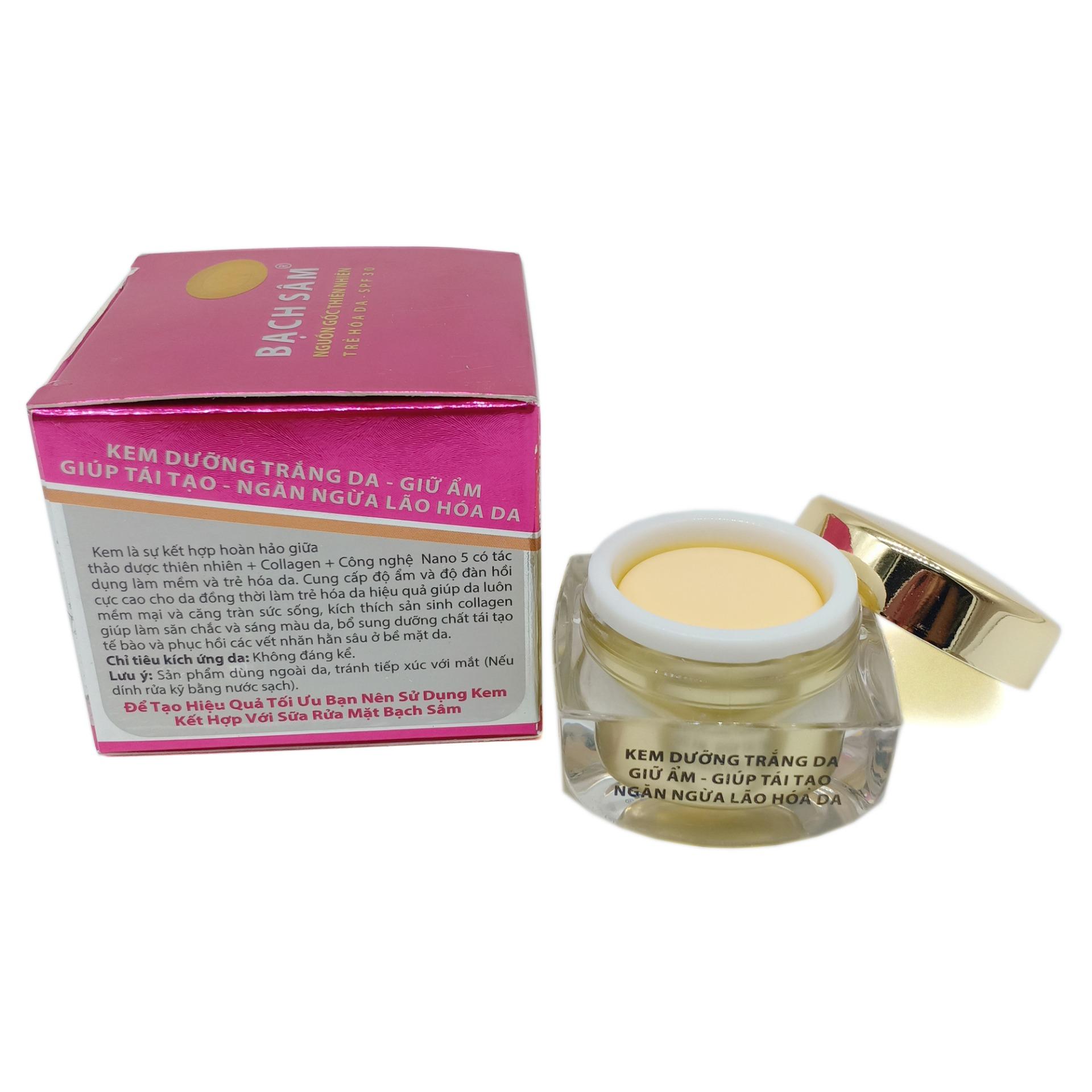 [HCM]Kem dưỡng trắng da - giữ ẩm Bạch Sâm K4 (18g)