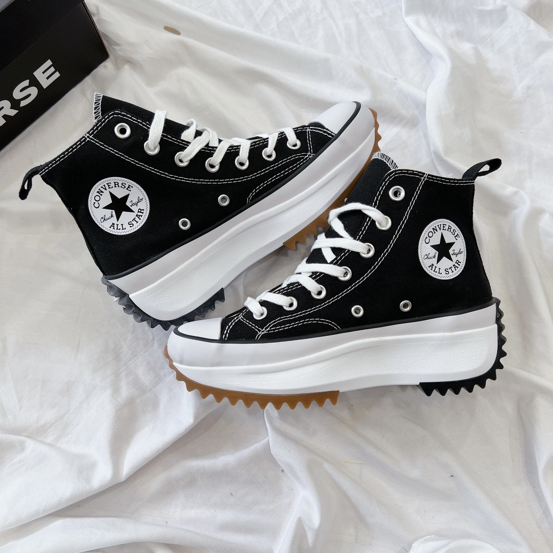 Giày C0nverse Run Star Hike Twisted Classic Foundational Canvas ( full box + bill + túi converse + tất )